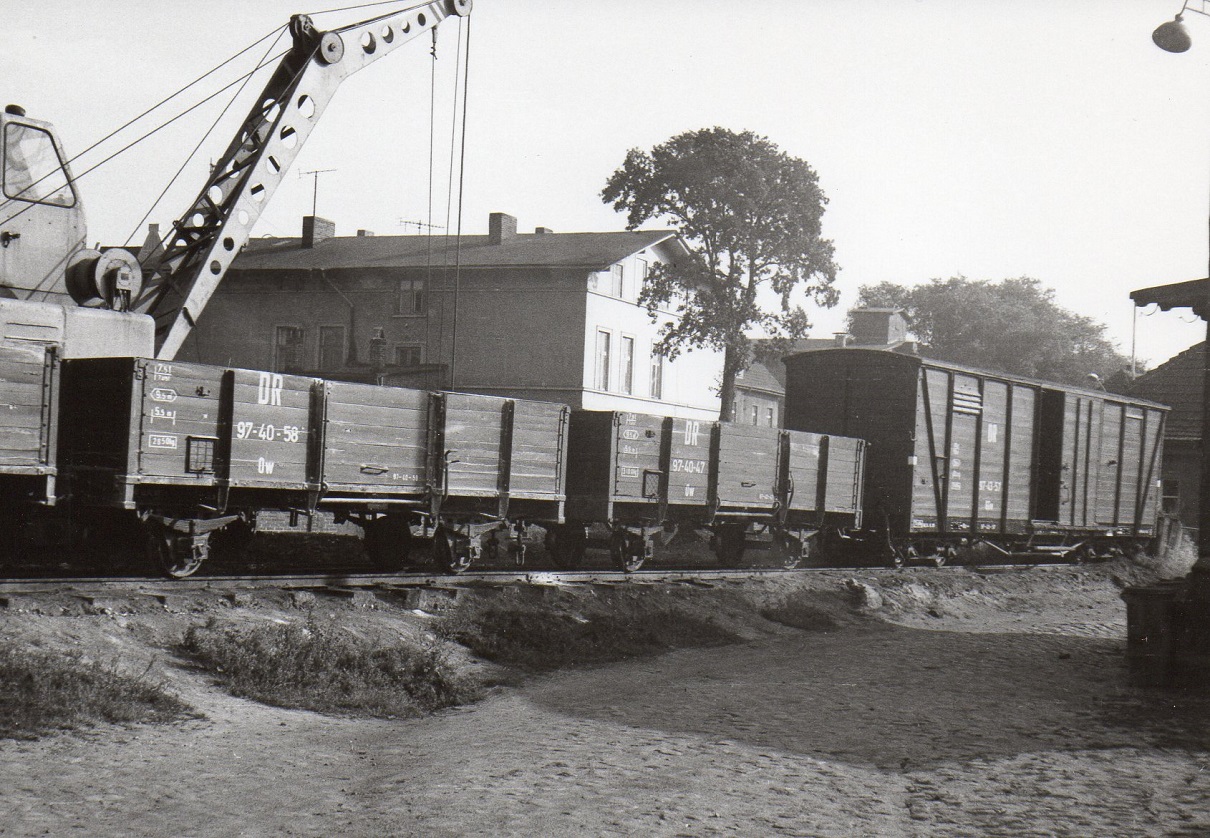 Bahnhof Bergen Rügen Ost am 9.7.1969