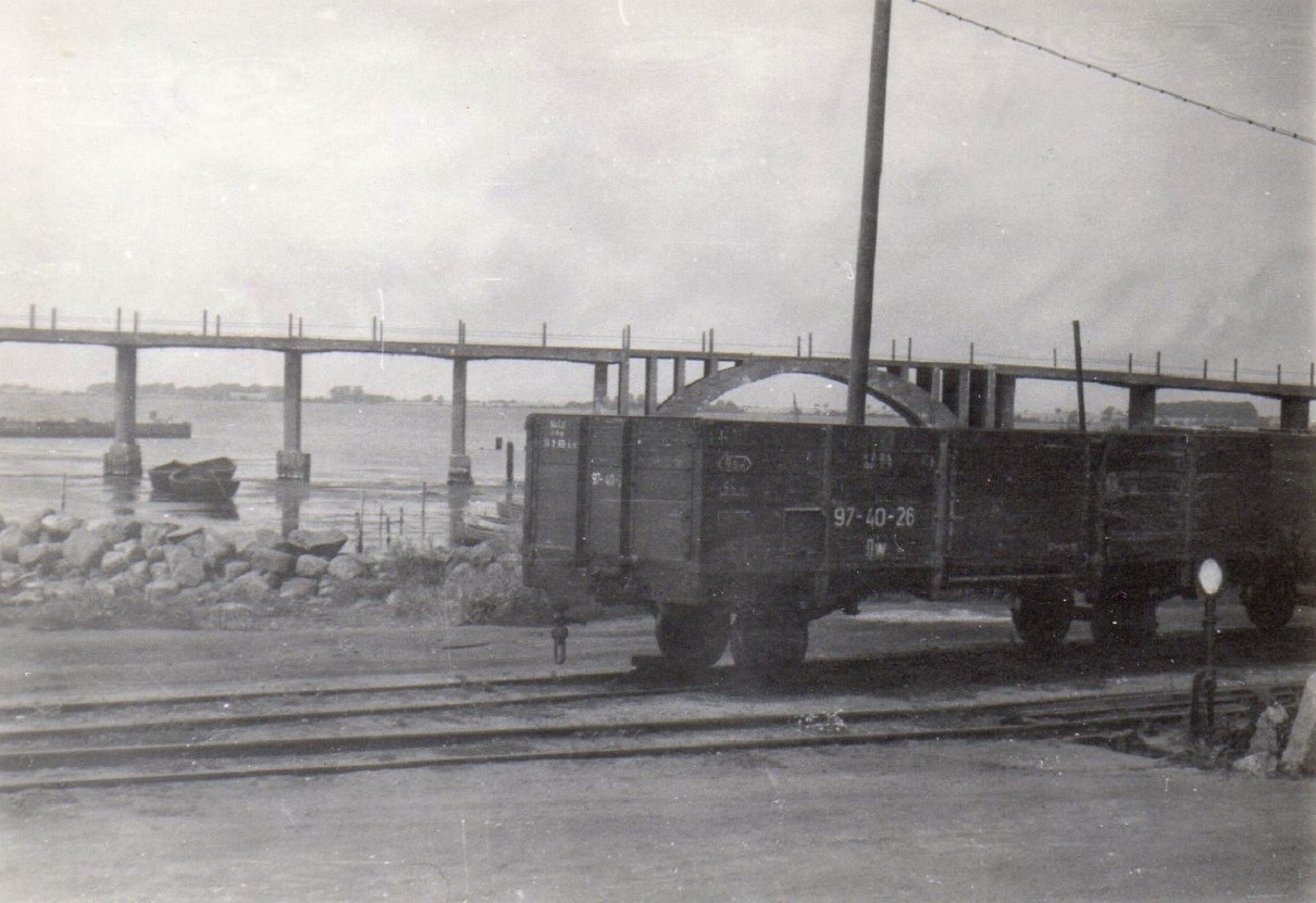 Bahnhof Wiek Rügen am 31.7.1968