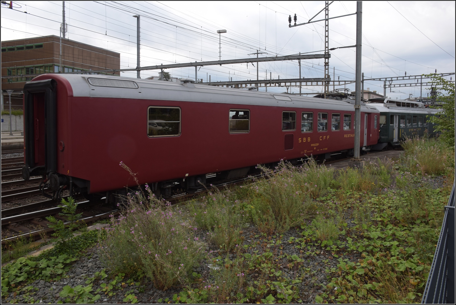 Depotfest Olten 2023

Der EW I-Speisewagen WR 50 85 88-33 700-8 von SBB Historic. August 2023.
