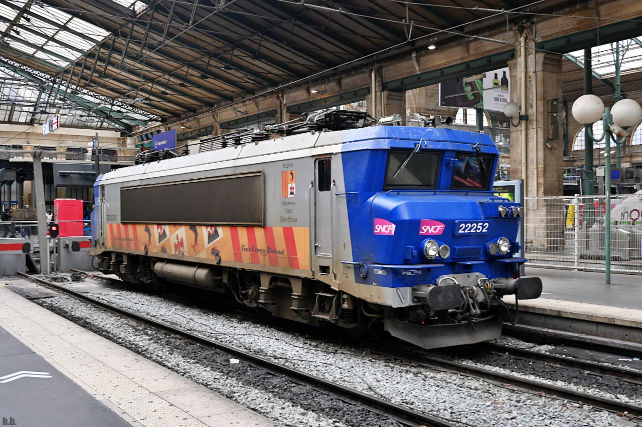 SNCF BB 22252 war abgestellt in paris du nord,28.02.24