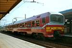 SNCB 905 hällt am 2 Augustus 1997 in Mechelen Centraal.