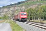 152 155 ist am Sonntag den 24.8.2025 bei Thüngersheim gen Würzburg fahrend abgelichtet worden. 