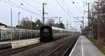 DSB MFA/FF/MFB 50/54/5291 + 50/54/5278 als ECE nach Kopenhagen festgehalten bei der Durchfahrt in Jübek. 23.03.2026