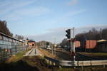 Blick auf den Bahnhof Putbus am 24.12,19