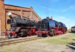 50 3695 mit witte-und 50 3501 mit wagner-windleitbleche ,
zusehen beim herbstfest im bw stra�furt,26.09.26