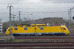 Instandhaltungsfahrzeuge/690407/db-711-117-durchfahrt-am-20 DB 711 117 durchfahrt am 20 Februar 2020 Düsseldorf Hbf.