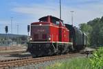 Am 21 Mai 2018 verlässt 212 041 mit ein Sonderzug nach Kulmbach Neuenmarkt-Wirsberg. 