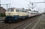 BR 218/867826/218-446-3-stand-mit-ic-2310 218 446-3 stand mit IC 2310 in itzehoe,12.11.24