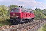 218 208 von AIXRAIL im DB Look. 22.9.2026 Kaarst Broicherseite 