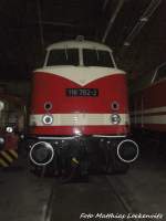 118 782 im Eisenbahnmuseum Chemnitz-Hilbersdorf am 12.11.15