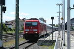 245 023 mit dem InterCity kurz vor der Abfahrt im Bahnhof Gera Hbf am 29.5.20