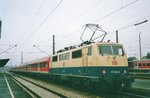 Scanbild von 111 024 in Freilassing am 22 Dezember 2003.