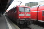 112 114 als RE5 mit ziel Neustrelitz Hbf im Bahnhof Stralsund Hbf am 21.12.20