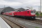 DB 112 101 verlsst -ins Originalfarbgebung- am 9 Juni 2022 Leipzig Hbf.
