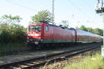 BR 112/783439/112-148-bei-der-einfahrt-in 112 148 bei der Einfahrt in den Bahnhof Ortrand am 15.5.22