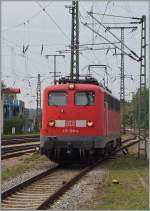 Die DB E 115 198-4 in Singen.
11. Sept. 2015