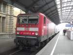 143  867-0 als RB im Bahnhof Halle Saale Hbf am 16.2.14