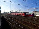 143 XXX mit einem S-Bahnzug abgestellt in Nrnberg am 8.4.17