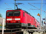 BR 143/559320/143-903-mit-ihrer-s7-im 143 903 mit ihrer S7 im Bahnhof Halle (Saale) Hbf am 15.5.17