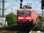143 973 als S2 mit ziel Pirna bei der einfahrt in den Bahnhof Dresden-Mitte am 5.9.18