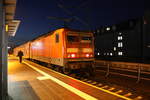 143 137 steht als S7 mit ziel Halle-Nietleben im Bahnhof Halle/Saale Hbf am 19.12.19