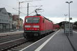 BR 143/716344/143-591-im-bahnhof-hallesaale-hbf 143 591 im Bahnhof Halle/Saale Hbf am 29.8.20