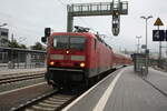 BR 143/758648/143-591-bei-der-einfahrt-in 143 591 bei der Einfahrt in den Endbahnhof Halle/Saale Hbf am 19.8.21