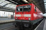 143 168 im Bahnhof Halle/Saale Hbf am 1.6.22