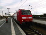 146 008 bei der einfahrt in den Bahnhof Magdeburg Hbf am 9.9.18