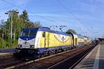 BR 146/674584/me-146-18-haelt-mit-mehr-als ME 146-18 hält mit mehr als 105 Millionen km Sicherheit am 20 September 2019 in Celle.
