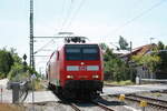 BR 146/709695/146-026-mit-dem-re30-mit 146 026 mit dem RE30 mit ziel Magdeburg Hbf bei der einfahrt in Niemberg am 30.7.20
