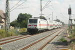BR 146/712040/146-559-mit-ihrer-ic2-garnitur 146 559 mit ihrer IC2 Garnitur bei der Durchfahrt in Stumsdorf am 11.8.20