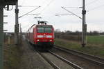 BR 146/729815/146-009-mit-dem-re30-mit 146 009 mit dem RE30 mit ziel Magdeburg Hbf bei der Einfahrt in den Bahnhof Zberitz am 19.3.21