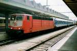Am 29 Juli 1999 steht 181 203 in Luxembourg Gare Central.
