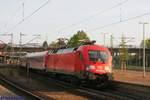 DB 182 022 mit IRE 4273 nach Berlin Ostbahnhof am 08.05.2019 in Hamburg-Harburg