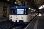 MAN / Uerdinger Schienenbus der Wisentatalbahn als Pendelverkehr zum Bw Dresden Altstadt im Bahnhof Dresden Hbf am 13.4.24