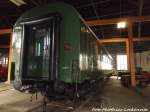 Restaurierter Bghw-Wagen im Eisenbahnmuseum Chemnitz-Hilbersdorf am 12.11.15