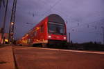 Steuerwagen von 143 856 als S7 mit ziel Halle/Saale Hbf im Bahnhof Halle-Nietleben am 11.12.19