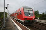 143 591 verlsst den Bahnhof Delitzsch ob Bf in Richtung Eilenburg am 26.8.21
