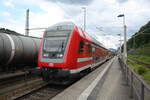 146 226 verlsst den Bahnhof Bad Schandau in Richtung Dresden am 6.6.22