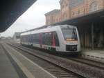 abellio-rail-mitteldeutschland/649822/1648-405905-als-rb50-mit-ziel 1648 405/905 als RB50 mit ziel Dessau im Bahnhof Bernburg am 3.3.19