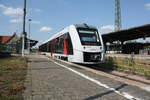 abellio-rail-mitteldeutschland/674548/1648-419919-als-rb50-mit-ziel 1648 419/919 als RB50 mit ziel Dessau im Bahnhof Kthen am 31.8.19
