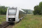 1648 953/453 mit 1648 403/903 verlsst mit dem RE10 mit ziel Magdeburg Hbf den Bahnhof Sandersleben (Anh) am 7.6.21