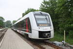 1648 426/926 mit 1648 421/921 mit dem RE10 mit ziel Erfurt Hbf im Bahnhof Klostermannsfeld am 7.6.21