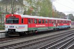 AKN Eisenbahn AG/496275/akn-55-2-steht-am-28-april AKN 55-2 steht am 28 April 2016 in Elmshorn.