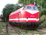 cargo-logistik-rail-service-gmbh/629119/229-147-der-clr-im-magdeburger 229 147 der CLR im Magdeburger Wissenschaftshafen am 8.9.18