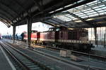 204 354 und 204 425 abgestellt im Bahnhof Halle (Saale) Hbf am 10.9.20