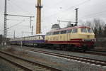 218 105 und der SVT 137 234 wartete in Mehltheuer auf eine Zugberholung vom RE3 nach Hof hbf am 22.3.21