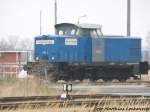 345 220 der EGP vermietet an die Baltic Port Rail Mukran abgestellt am 2.1.16