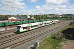 RegioShuttle´s der Erfurter Bahn mit ziel Erfurt Hbf lassen Gera hinter sich am 29.5.20